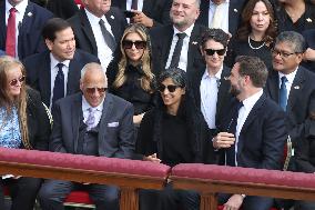 VIPs At Inauguration Of Pope Leo XIV - Vatican