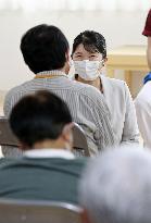Princess Aiko visits quake-hit city