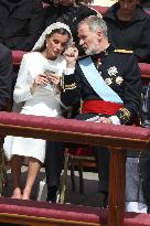 Royals At Inauguration Of Pope Leo XIV - Vatican