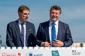 Nice Haliotis 2 Foundation Stone Ceremony With Estrosi And Ginesy