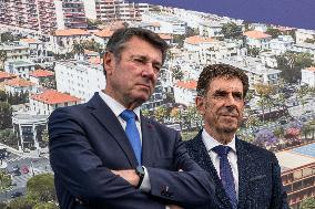 Nice Haliotis 2 Foundation Stone Ceremony With Estrosi And Ginesy