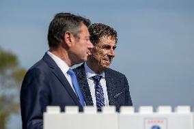 Nice Haliotis 2 Foundation Stone Ceremony With Estrosi And Ginesy