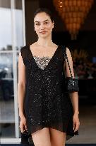 Cannes Shanina Shaik leaves Hotel Martinez MP