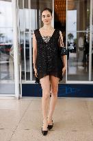 Cannes Shanina Shaik leaves Hotel Martinez MP