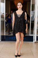 Cannes Shanina Shaik leaves Hotel Martinez MP