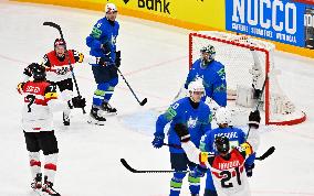 ICE HOCKEY WC SLOVENIA-AUSTRIA