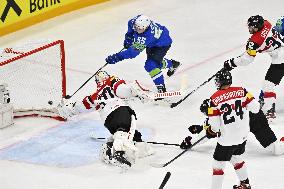 ICE HOCKEY WC SLOVENIA-AUSTRIA