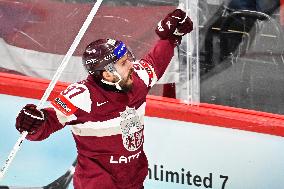 ICE HOCKEY WC SLOVAKIA-LATVIA