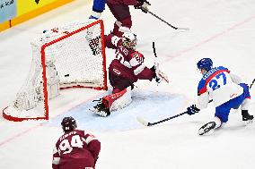 ICE HOCKEY WC SLOVAKIA-LATVIA
