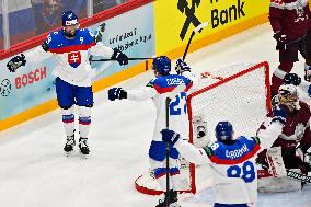 ICE HOCKEY WC SLOVAKIA-LATVIA