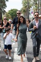 Cannes - Eva Longoria And Family On The Croisette
