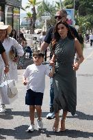 Cannes - Eva Longoria And Family On The Croisette