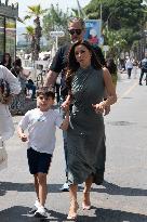 Cannes - Eva Longoria And Family On The Croisette
