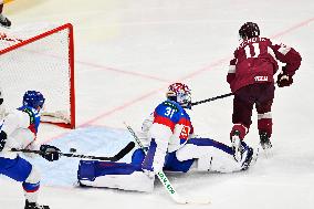 ICE HOCKEY WC SLOVAKIA-LATVIA