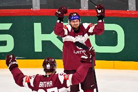 ICE HOCKEY WC SLOVAKIA-LATVIA
