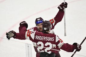 ICE HOCKEY WC SLOVAKIA-LATVIA