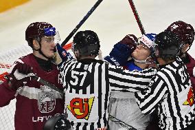 ICE HOCKEY WC SLOVAKIA-LATVIA