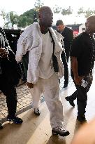 Cannes Tiakola leaves Hotel Martinez MP