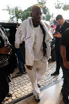 Cannes Tiakola leaves Hotel Martinez MP