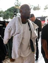 Cannes Tiakola leaves Hotel Martinez MP