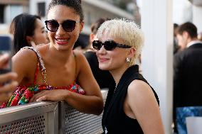 Cannes Lola Solia leaves Hotel Martinez MP