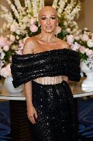 Cannes Anna Assous leaves Hotel Martinez MP