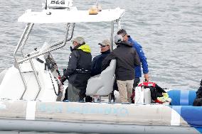 King Juan Carlos Disembarking - Sanxenxo