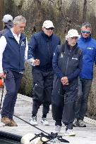 King Juan Carlos Disembarking - Sanxenxo