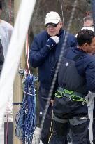King Juan Carlos Disembarking - Sanxenxo