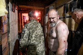 Stabilisation point of Ukraines 141st Brigade in Donetsk region