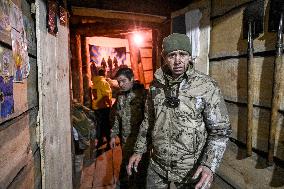 Stabilisation point of Ukraines 141st Brigade in Donetsk region
