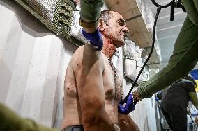 Stabilisation point of Ukraines 141st Brigade in Donetsk region