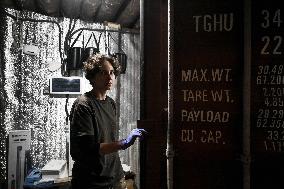 Stabilisation point of Ukraines 141st Brigade in Donetsk region