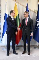 Lithuanian Prime Minister Gintautas Paluckas visits Finland