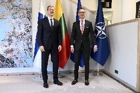 Lithuanian Prime Minister Gintautas Paluckas visits Finland