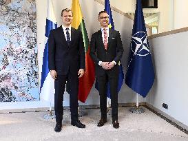 Lithuanian Prime Minister Gintautas Paluckas visits Finland