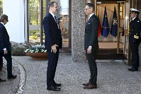 Lithuanian Prime Minister Gintautas Paluckas visits Finland