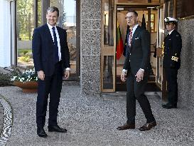 Lithuanian Prime Minister Gintautas Paluckas visits Finland