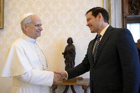 Pope Leo XIV Meets J.D. Vance - Vatican