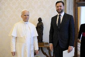 Pope Leo XIV Meets J.D. Vance - Vatican
