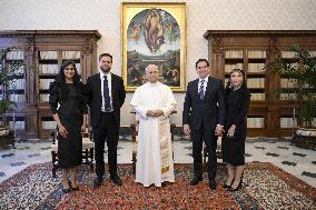 Pope Leo XIV Meets J.D. Vance - Vatican