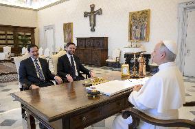 Pope Leo XIV Meets J.D. Vance - Vatican