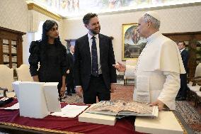 Pope Leo XIV Meets J.D. Vance - Vatican