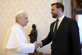 Pope Leo XIV Meets J.D. Vance - Vatican