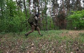Tactical drills of Khartiia Brigade in Kharkiv region