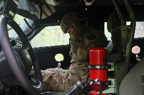 Tactical drills of Khartiia Brigade in Kharkiv region