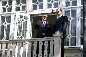 Lithuanian Prime Minister Gintautas Paluckas visits Finland