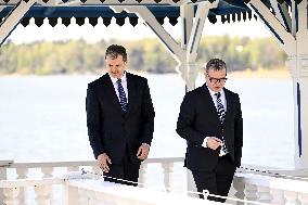 Lithuanian Prime Minister Gintautas Paluckas visits Finland