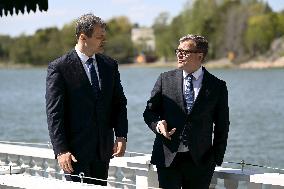 Lithuanian Prime Minister Gintautas Paluckas visits Finland