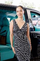 Cannes Shanina Shaik leaves Hotel Martinez MP